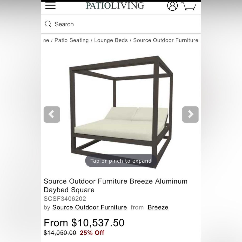 Patio Living Cabana- used.